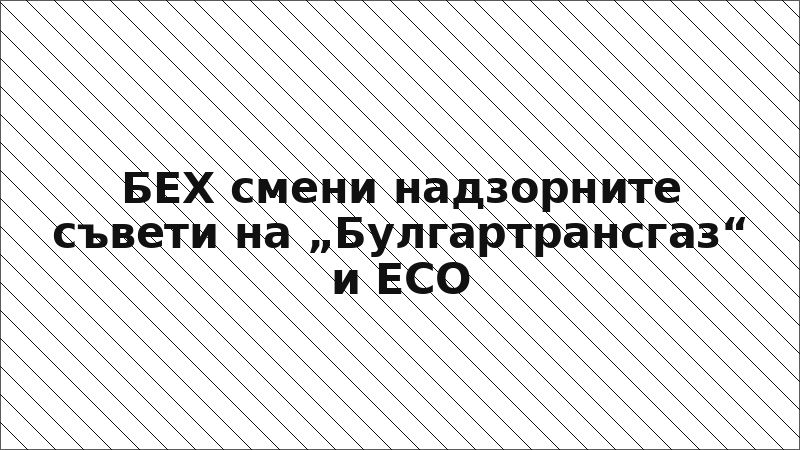 БЕХ смени надзорните съвети на „Булгартрансгаз“ и ЕСО