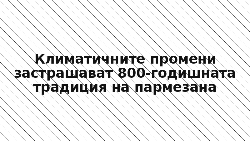 Климатичните промени застрашават 800-годишната традиция на пармезана