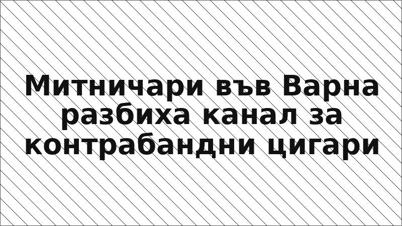 Митничари във Варна разбиха канал за контрабандни цигари